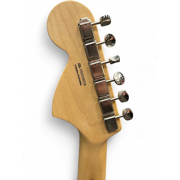 Used 2023 Fender American Performer Mustang Vintage White Solid Body Electric Guitar