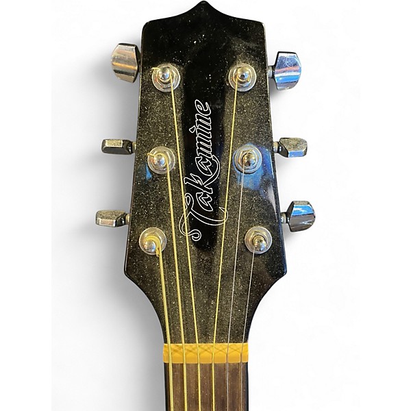 Used Takamine GF30CE Black Acoustic Guitar