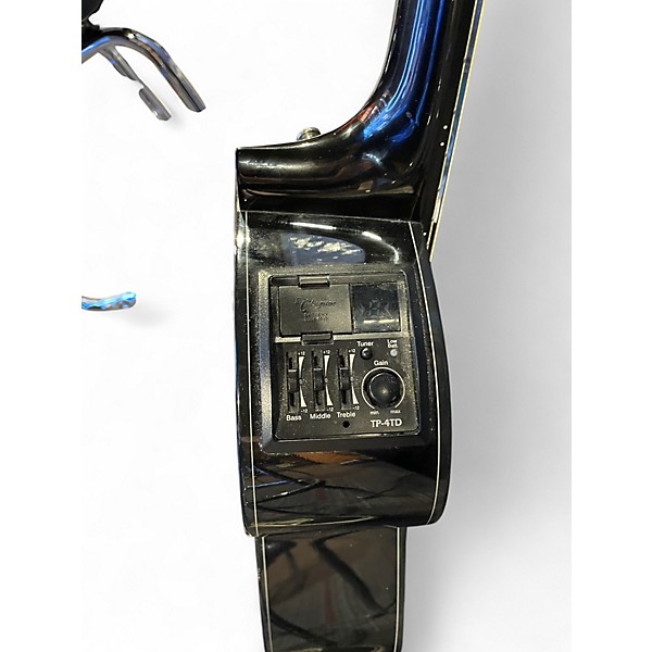 Used Takamine GF30CE Black Acoustic Guitar