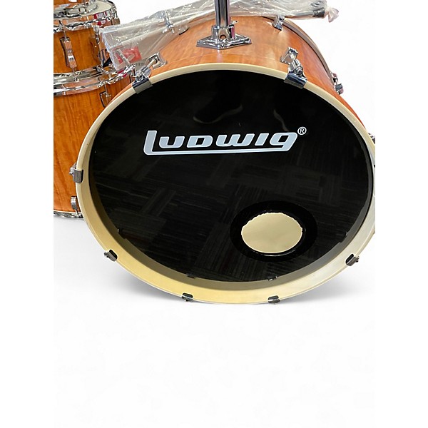 Used Ludwig 5 Piece ELEMENT Natural Drum Kit