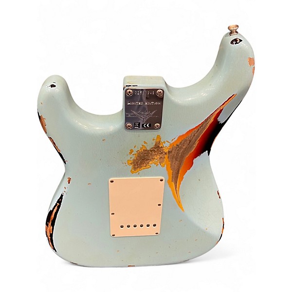 Used Fender Limited Relic Mich Maker Surf Green Relic Solid Body Electric Guitar