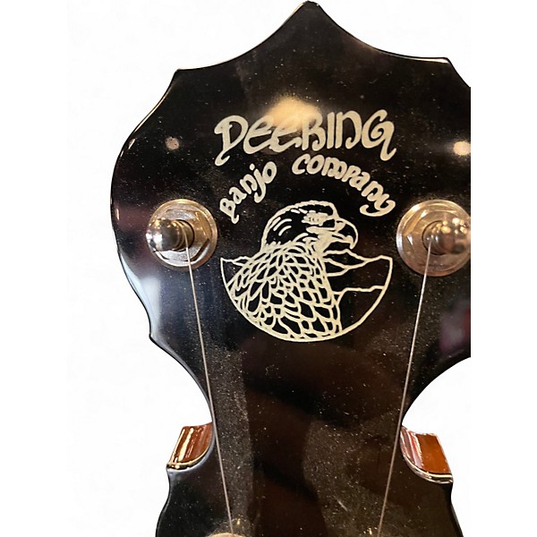 Vintage 2000s Deering Deluxe 5-String Vintage Natural Banjo