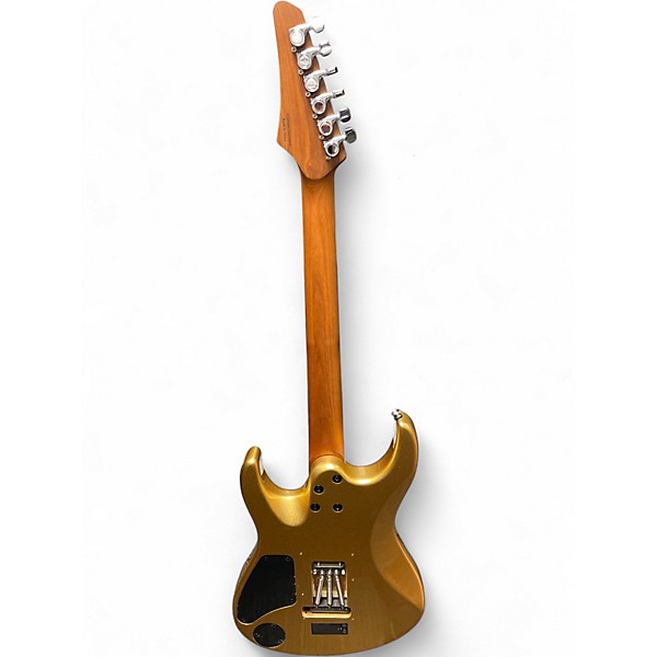 Used Donner Versasonic DST-700 Gold Solid Body Electric Guitar