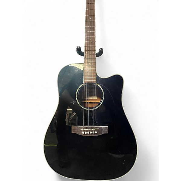 Used Takamine EG341C Black Acoustic Electric Guitar