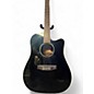 Used Takamine EG341C Black Acoustic Electric Guitar