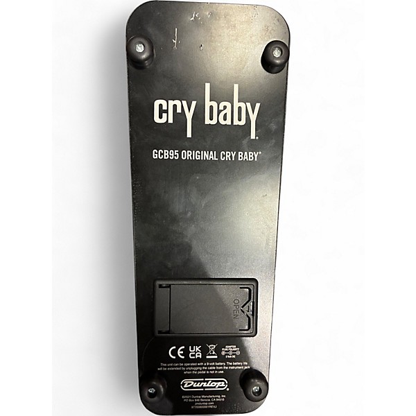 Used Dunlop GCB95 Original Crybaby Wah Effect Pedal