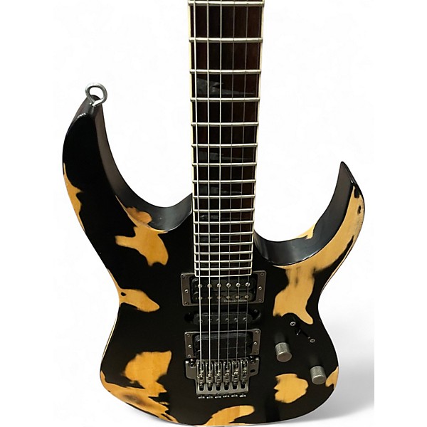 Used Ibanez RG5EX1 BLACK RELIC Solid Body Electric Guitar
