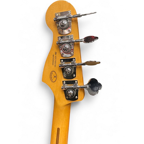 Used Fender Player Precision Bass Blue Agave Electric Bass Guitar