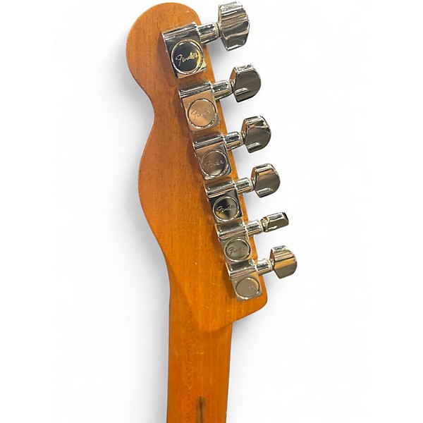 Used Fender Acoustasonic Player Telecaster Yellow Acoustic Electric Guitar