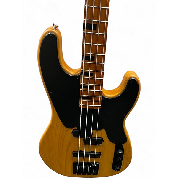 Used Schecter Guitar Research Model T NATURAL Electric Bass Guitar