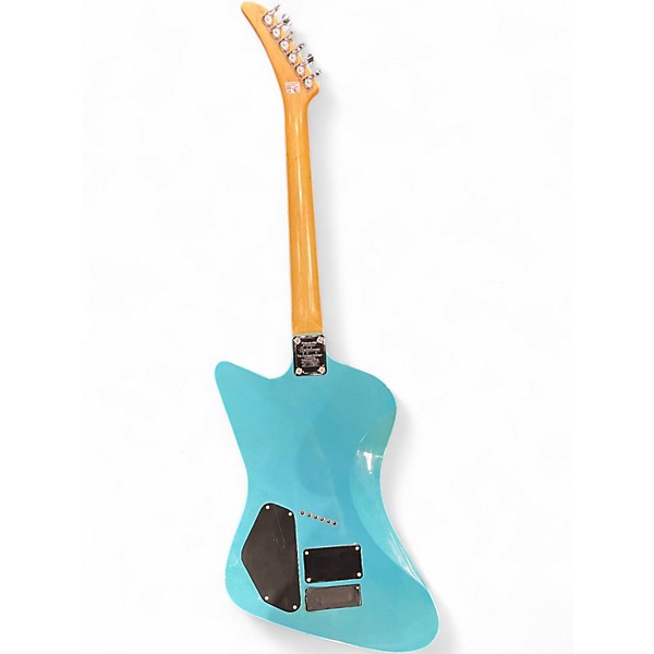 Used 2001 Epiphone SLASHER FX METALLIC LIGHT BLUE Solid Body Electric Guitar