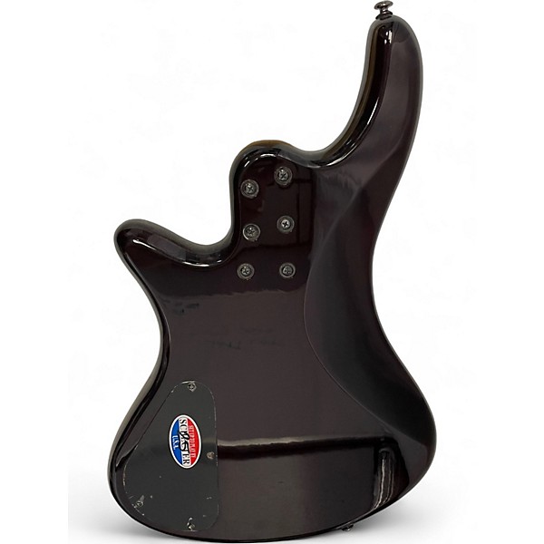 Used Schecter Guitar Research Omen Extreme 4 String Trans Red Electric Bass Guitar