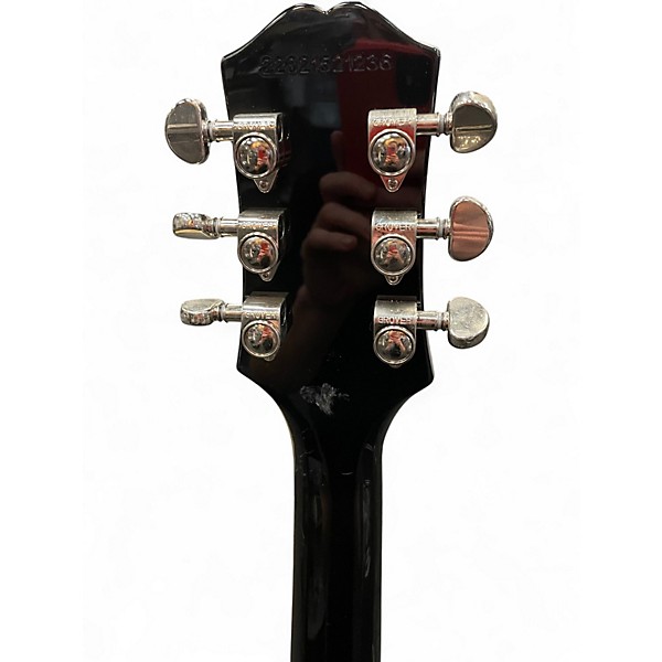 Used Epiphone Les Paul Custom Silverburst Solid Body Electric Guitar