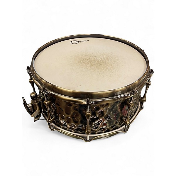 Used Mapex 14X6.5 Sledgehammer Black Panther Snare brass Drum