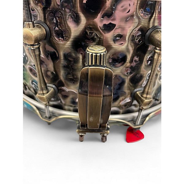 Used Mapex 14X6.5 Sledgehammer Black Panther Snare brass Drum