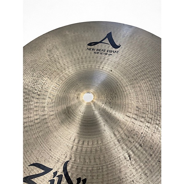 Used Zildjian 15in a series new beat Cymbal