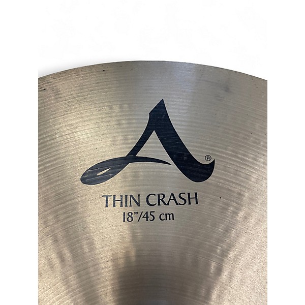 Used Zildjian 18in A Series Thin Crash Cymbal