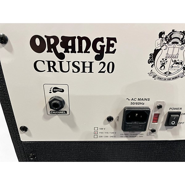 Used Orange Amplifiers Crush 20 20W 1x8 Guitar Combo Amp