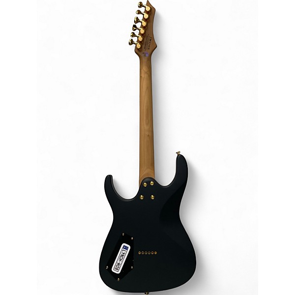 Used Leo Jaymz MONSOON Flat Black Solid Body Electric Guitar