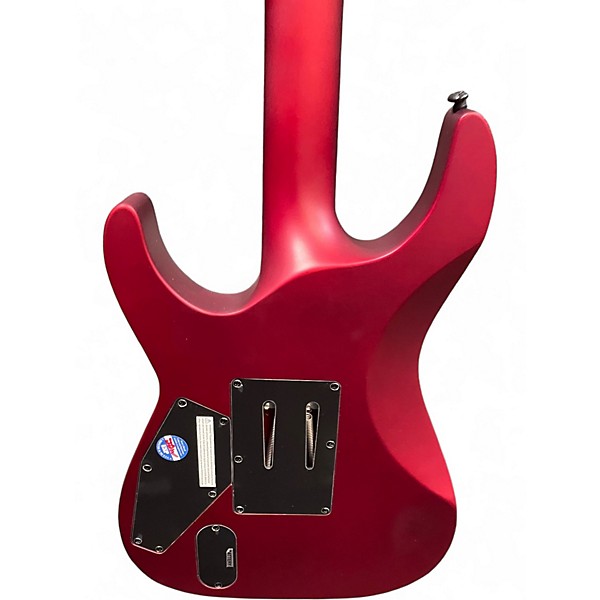 Used ESP LTD M1000 Candy Apple Re Satin Solid Body Electric Guitar