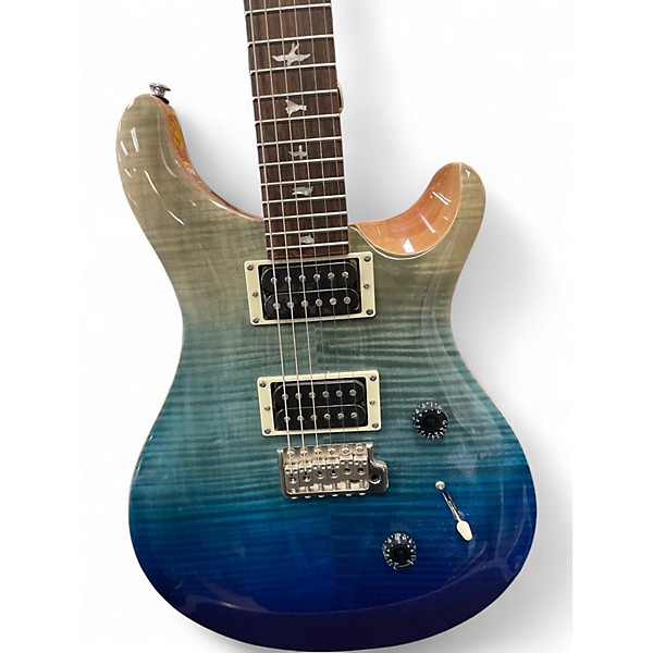 Used PRS SE Custom 24 Trans Blue Solid Body Electric Guitar