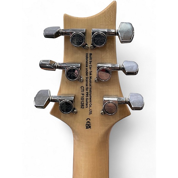 Used PRS SE Custom 24 Trans Blue Solid Body Electric Guitar