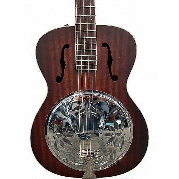 Used Fender Paramount p18E Mahogony Resonator Guitar