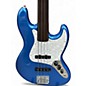 Used Fender CUSTOM FRETLESS JAZZMASTER Lake Placid Blue Electric Bass Guitar