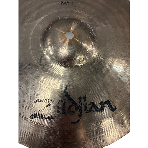 Used Zildjian 14in ZXT Thin Crash Cymbal