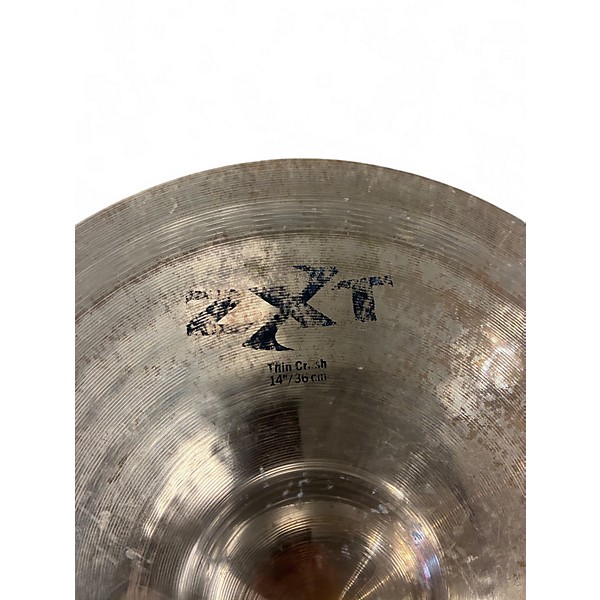 Used Zildjian 14in ZXT Thin Crash Cymbal