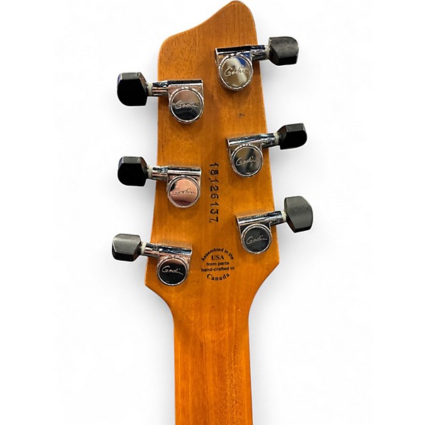 Used 2018 Godin XTSA Gloss Natural Koa Solid Body Electric Guitar
