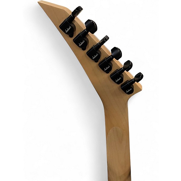 Used Jackson JS22 Dinky silver quilted Solid Body Electric Guitar