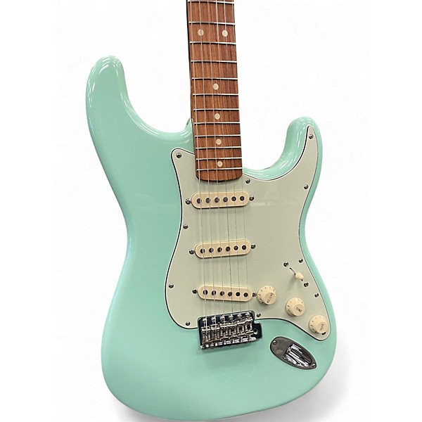 Used 2020 Fender Vintera 60s Stratocaster Surf Green Solid Body Electric Guitar