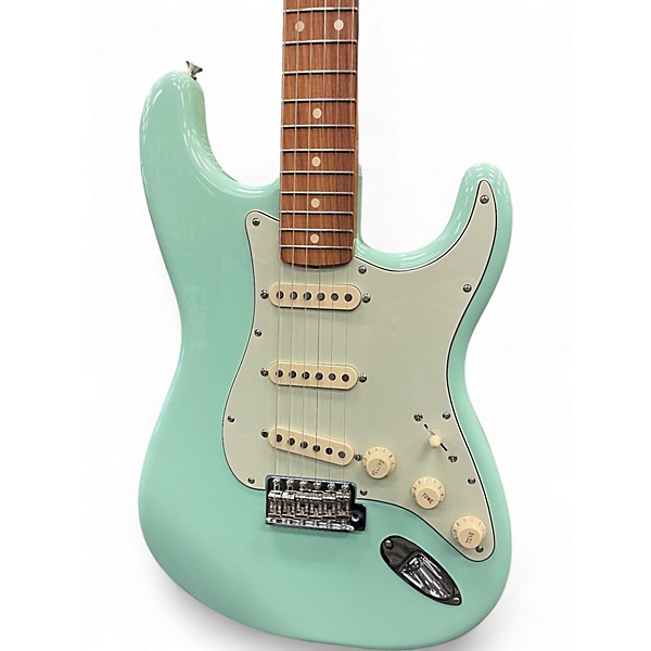 Used 2020 Fender Vintera 60s Stratocaster Surf Green Solid Body Electric Guitar