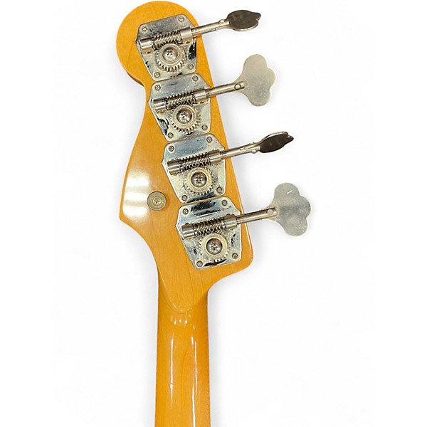Used 2002 Fender Jaco Pastorius Signature Relic Jazz Bass Fretless 3 Tone Sunburst Electric Bass Guitar