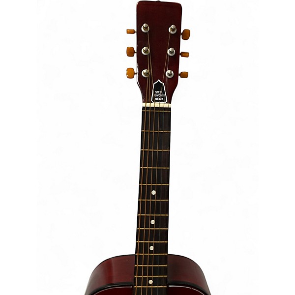 Vintage 1980s Fg4a Mini Sunburst Acoustic Guitar