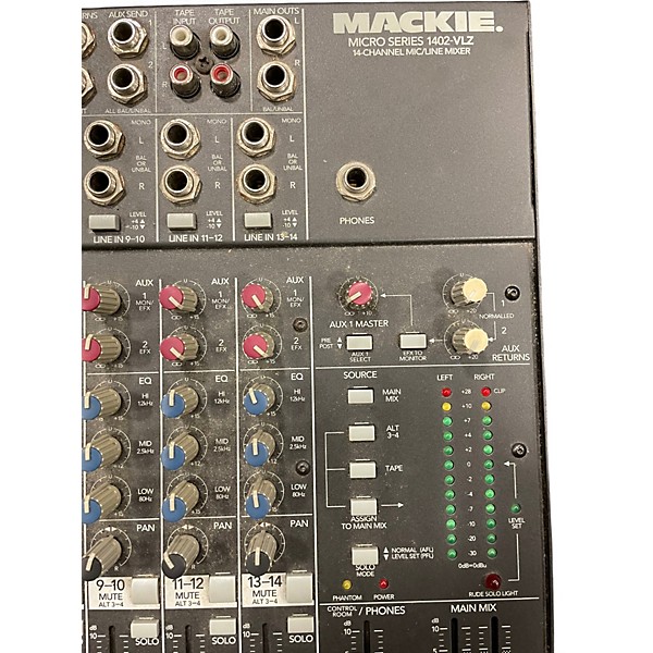 Used Mackie Micro Series 1402 VLZ Powered Mixer