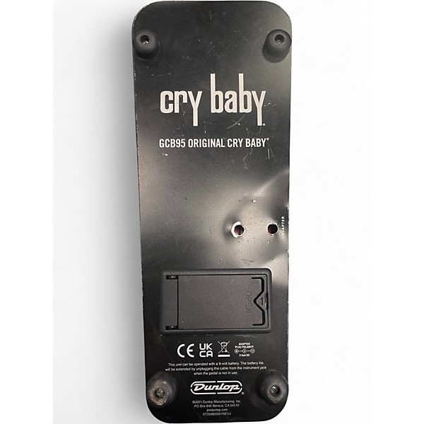 Used Dunlop GCB95 Original Crybaby Wah Effect Pedal