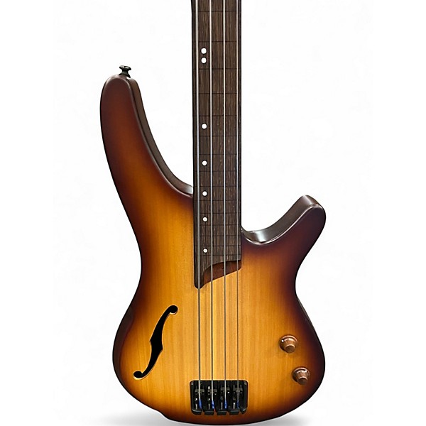Used Ibanez SRH500F 2 Tone Sunburst Electric Bass Guitar