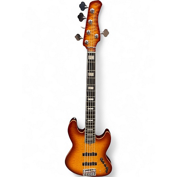 Used Sire Marcus Miller V9 Alder 5 String 2 Color Sunburst Electric Bass Guitar