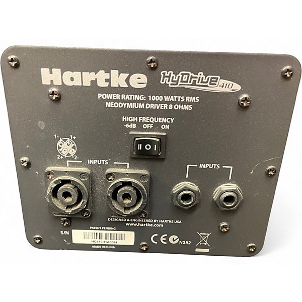 Used Hartke Hydrive 1000W 4x10 Bass Cabinet
