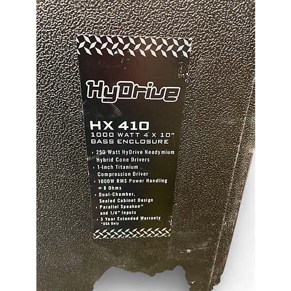 Used Hartke Hydrive 1000W 4x10 Bass Cabinet