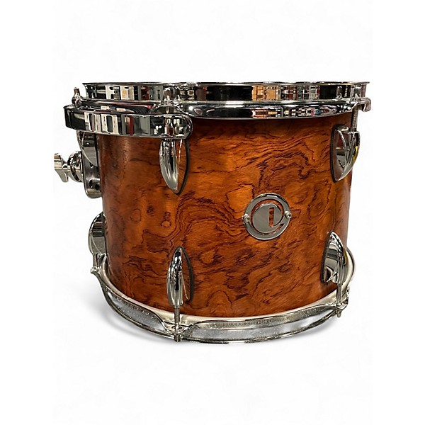 Used 2016 Infinity Drumworks 6 Piece CUSTOM MAPLE BURL VENEER Drum Kit