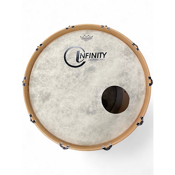 Used 2016 Infinity Drumworks 6 Piece CUSTOM MAPLE BURL VENEER Drum Kit