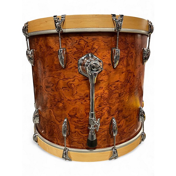 Used 2016 Infinity Drumworks 6 Piece CUSTOM MAPLE BURL VENEER Drum Kit