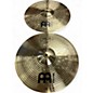 Used MEINL 14in HCS Hi Hat Pair Cymbal thumbnail