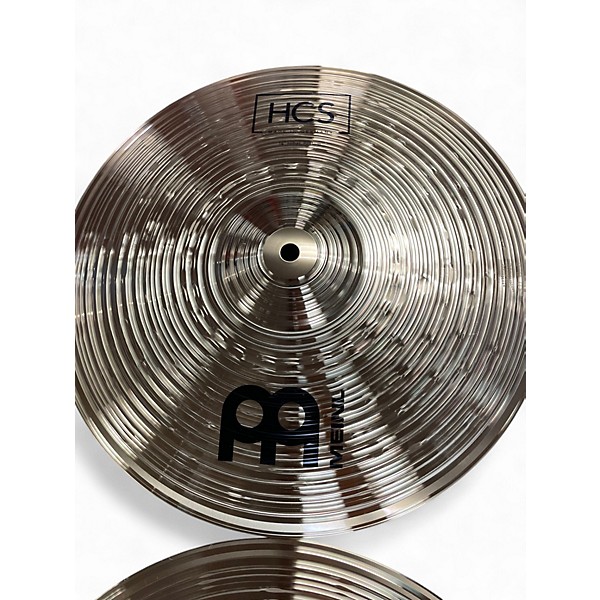 Used MEINL 14in HCS Hi Hat Pair Cymbal
