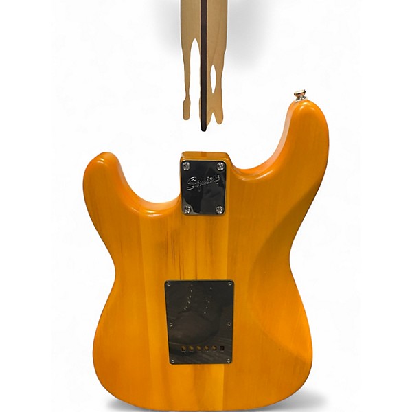 Used Squier Standard Stratocaster Natural Solid Body Electric Guitar