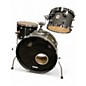 Used DW 3 Piece FREQUENT FLYER Black Drum Kit thumbnail