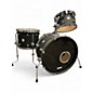 Used DW 3 Piece FREQUENT FLYER Black Drum Kit